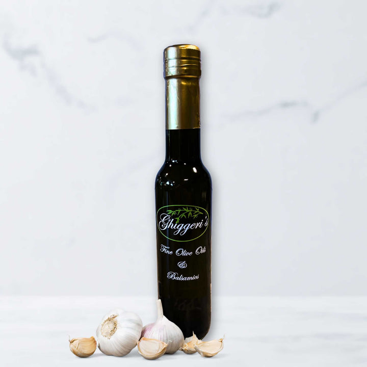 Garlic Infused Olive Oil – Roasted Garlic Extra Virgin Olive Oil Bottle