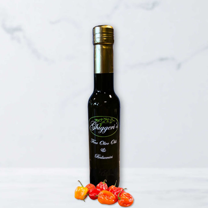 Habanero Fused Olive Oil – Fiery Pepper Extra Virgin Olive Oil Bottle