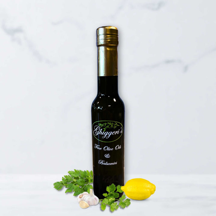 Milanese Gremolata Olive Oil – Lemon, Garlic & Parsley Extra Virgin Olive Oil Bottle