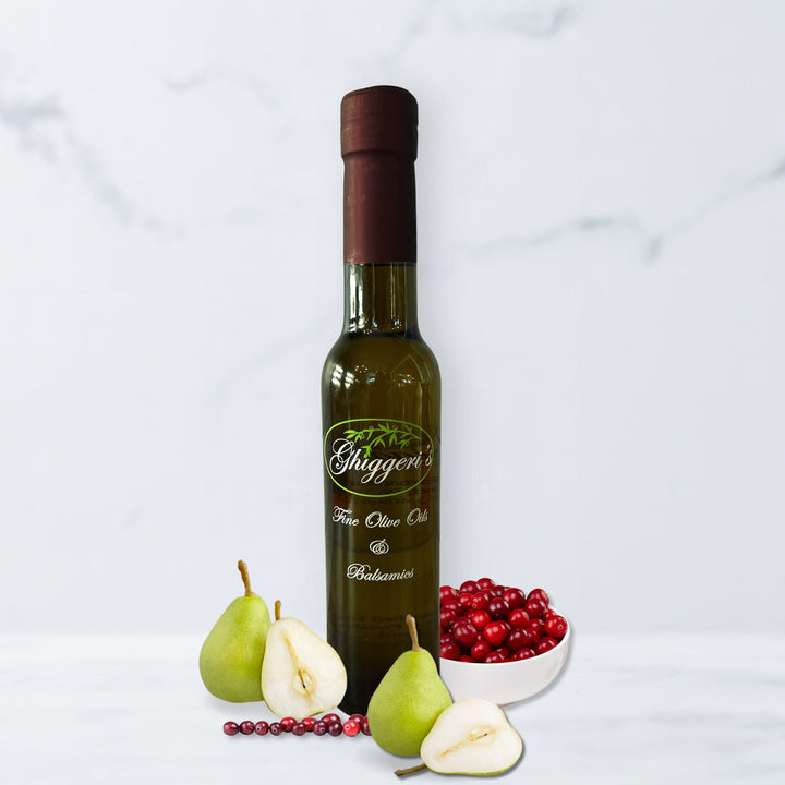 Cranberry Pear White Balsamic Vinegar bottle