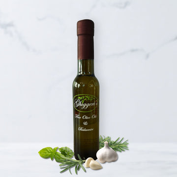 Neapolitan Herb Dark Balsamic Vinegar with rosemary, garlic, and thyme flavors – Ghiggeri’s Fine Olive Oils & Balsamics