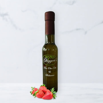 Strawberry Dark Balsamic Vinegar with sweet and tangy berry flavor – Ghiggeri’s Fine Olive Oils & Balsamics