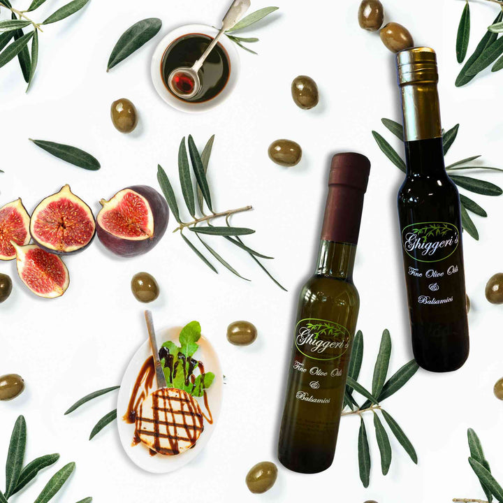 Tuscan Herb Olive Oil + Fig Dark Balsamic Pairing